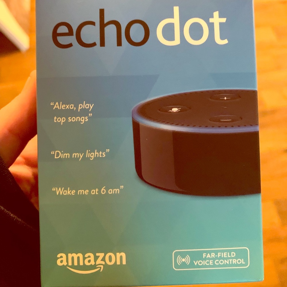 Echo dot brand new never opened